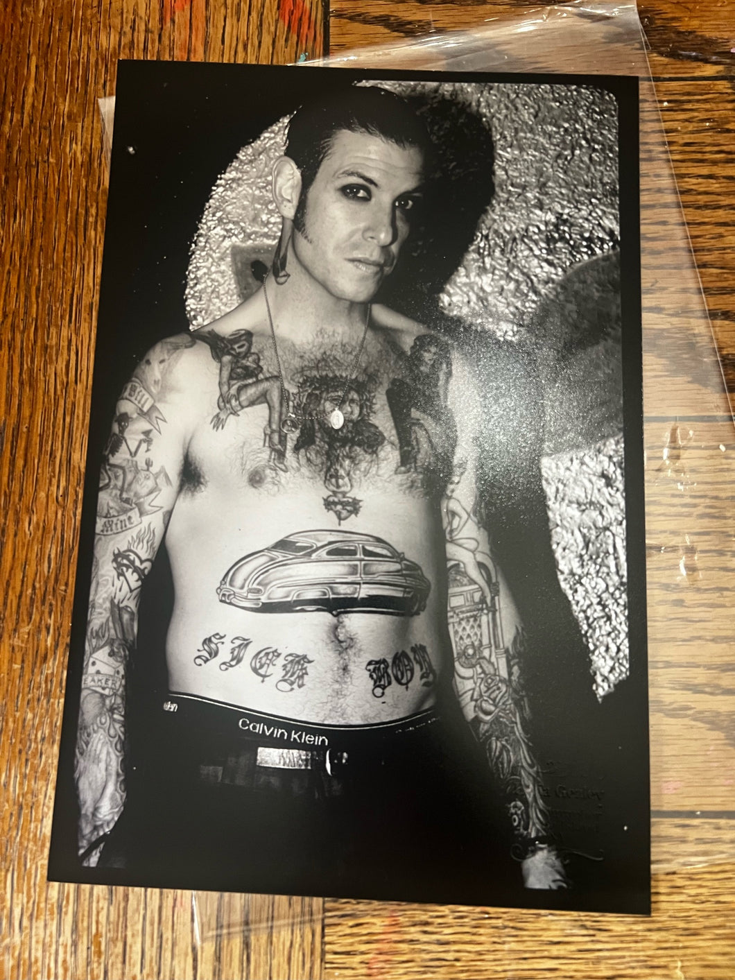 Mike Ness Print by Elvia Iannaccone